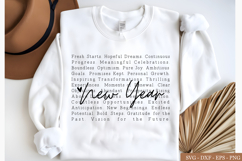 New Year Words png svg, Cozy Sweaters, Winter tshirt design Product Image 1