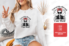 I Am Not Like Other Girls Skull Shirt Design Product Image 2