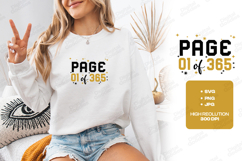 Happy New Year 2026 Page 01 of 365 Day Chance SVG Shirt Product Image 3