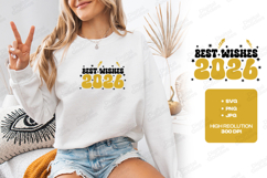 Happy New Year 2026 Best Wishes SVG Shirt Design Product Image 2