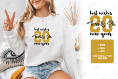 New Year Best Wishes 2026 SVG Shirt Design Product Image 2