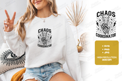 Chaos Coordinator Skeleton Hand SVG PNG JPG Shirt Design Product Image 2