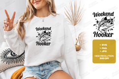 Weekend Hooker Fish SVG PNG JPG Funny Fishing Shirt Art Product Image 2