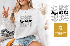 Good Bye 2025 New Year Shirt Design Product Image 2