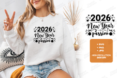 New Year Passion 2026 SVG Shirt Design Product Image 2