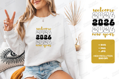 New Year 2026 SVG Shirt Design Product Image 2