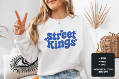 Street Kings SVG - Retro Y2K Bubble Letter Design Product Image 2
