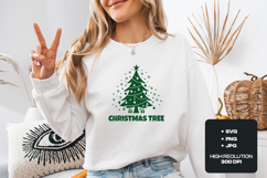 Christmas Tree SVG - Festive Holiday Pine with Ornaments Product Image 2