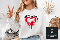 Retro Valentine SVG Bundle - Groovy Dripping Heart Designs Product Image 2