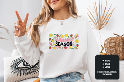 Summer Season Fruit Ice Cream PNG - Colorful Pattern Art Product Image 2