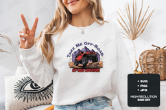 Take Me Off-Road SVG - 4x4 Jeep Mountain Adventure Cut File Product Image 2