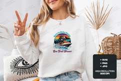 Born to Make Waves Jet Ski Gorilla SVG Summer Sea PNG Product Image 2