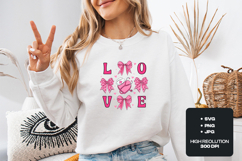 Pink Nurse Love Coquette Bow SVG - Nursing School Aesthetic Product Image 2