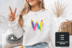 Welcome Back to School SVG Colorful Pencils Teacher Clipart Product Image 1