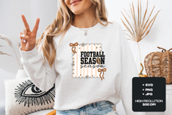 Football Season SVG - Retro Striped Gameday PNG Graphic Product Image 2