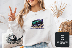 Raised For Rocky Roads SVG - Teal Jeep 4x4 Offroad Cut File Product Image 2