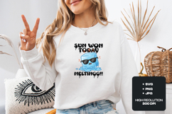 Sun Won Today Melting Ice Cube Funny Summer Heat PNG Product Image 2