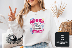 Kawaii Seal Summer Story SVG - Cute Beach Sublimation Design Product Image 2