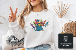 Crayon Crew SVG - Cute Back to School Backpack Cut File Product Image 2