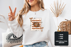 It's Game Day SVG - Flaming Football Player Sports PNG Product Image 2