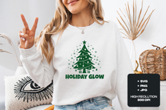 Holiday Glow Christmas Tree SVG - Festive Pine Graphic Product Image 2