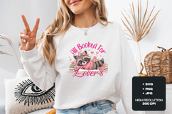 All Booked For Lovers PNG | Cute Raccoon Valentine Design Product Image 2