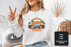 Island Escape Summer SVG - Retro Cruise Ship Tropical PNG Product Image 2