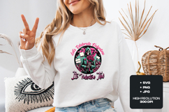 Edgy Skeleton Valentine PNG - Grim Reaper Roses Sublimation Product Image 2