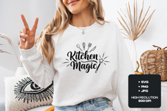 Kitchen Magic SVG - Whimsical Cooking Quote for Cricut Product Image 2