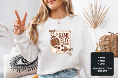 Retro Coquette Game Play Season Sports SVG for Sublimation Product Image 2