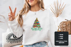 All I Want Books of Christmas SVG | Reading Tree Art Product Image 1
