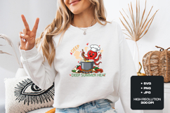 Chef Octopus SVG - Funny Deep Summer Heat Cooking Cut File Product Image 1