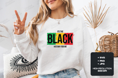 Its The Black History For Me SVG - Pan-African Heritage File Product Image 2