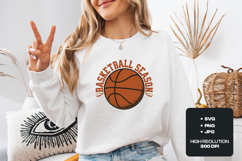 Retro Basketball Season Sports Graphic Product Image 1