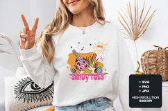 Sandy Toes Seashell Summer Beach Sublimation PNG Design Product Image 2