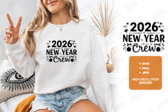 New Year Crew 2026 SVG Shirt Design Product Image 2