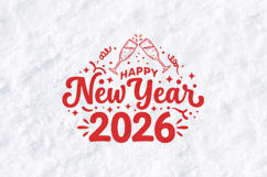 New Year 2026 SVG Shirt Design Product Image 3