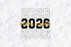 New Year 2026 SVG Shirt Design Product Image 3