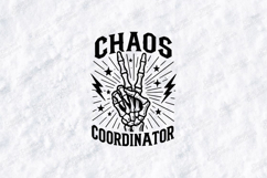Chaos Coordinator Skeleton Hand SVG PNG JPG Shirt Design Product Image 1