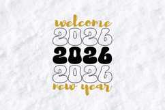 New Year 2026 SVG Shirt Design Product Image 3
