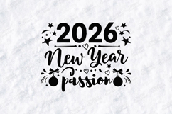 New Year Passion 2026 SVG Shirt Design Product Image 3