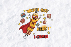 Watch Out Here I Come SVG - Superhero Pencil School Cut File Product Image 2
