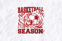 Basketball Season Multi-Sport Skulls and Bats Graphic Product Image 1