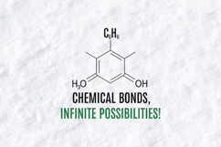 Chemical Bonds SVG - Science Infinite Possibilities Cut File Product Image 1
