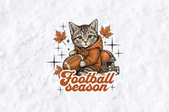 Football Season Kitten Sports Graphic Product Image 2