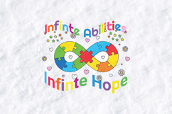 Infinite Abilities SVG - Autism Awareness Infinity Symbol Product Image 1