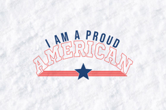 I Am A Proud American SVG - Patriotic USA Pride Cut File Product Image 2