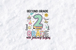 Second Grade New Journey Begins SVG - Cute 2nd Grade Cut Fil Product Image 2
