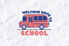 Welcome Back to School SVG - Cute School Bus Teacher Clipart Product Image 2