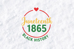 Juneteenth 1865 SVG - Black History Circular Heritage Fil Product Image 1